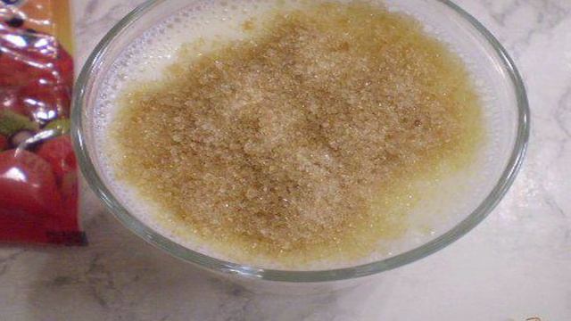 Молочный десерт с бананом