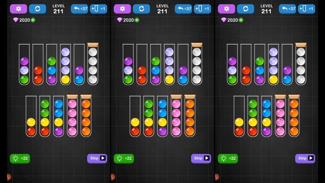 Сортировка мячей игра видео 012