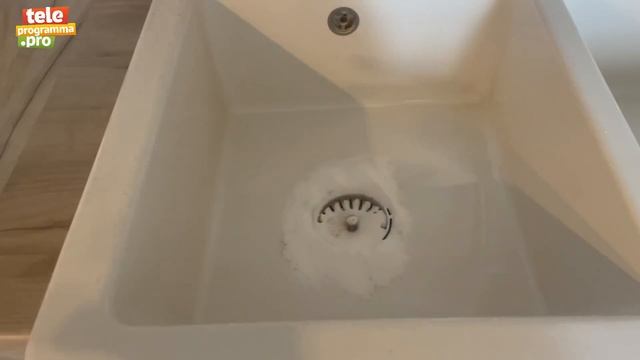 Как быстро отмыть раковину на кухне.
