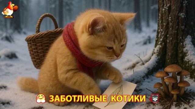 Заботливые котики спешат на помощь (6)