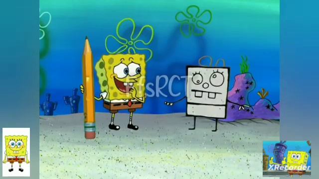 Губка боб подборка топ 3 момента с карандашом