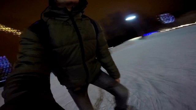 Каток, коньки, скольжение