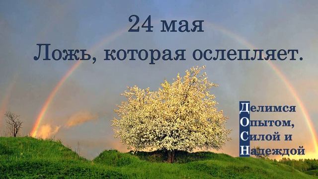 24 мая. Ложь, которая ослепляет.