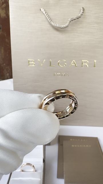 Обручальное кольцо BVLGARI B Zero 1 из розового золота 750 пробы