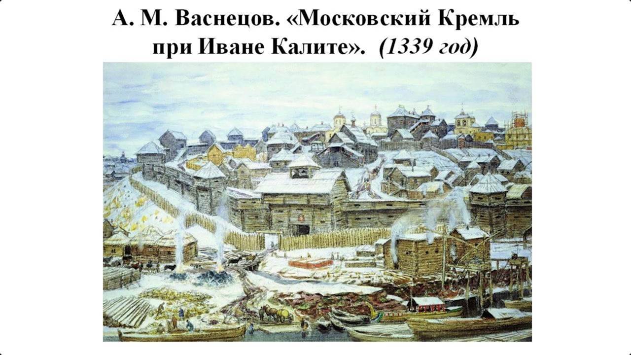 Лекция "Москва в XII–XIV веках".