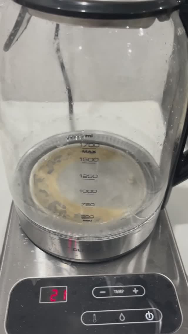 Чистим чайник лимонной кислотой 🍋