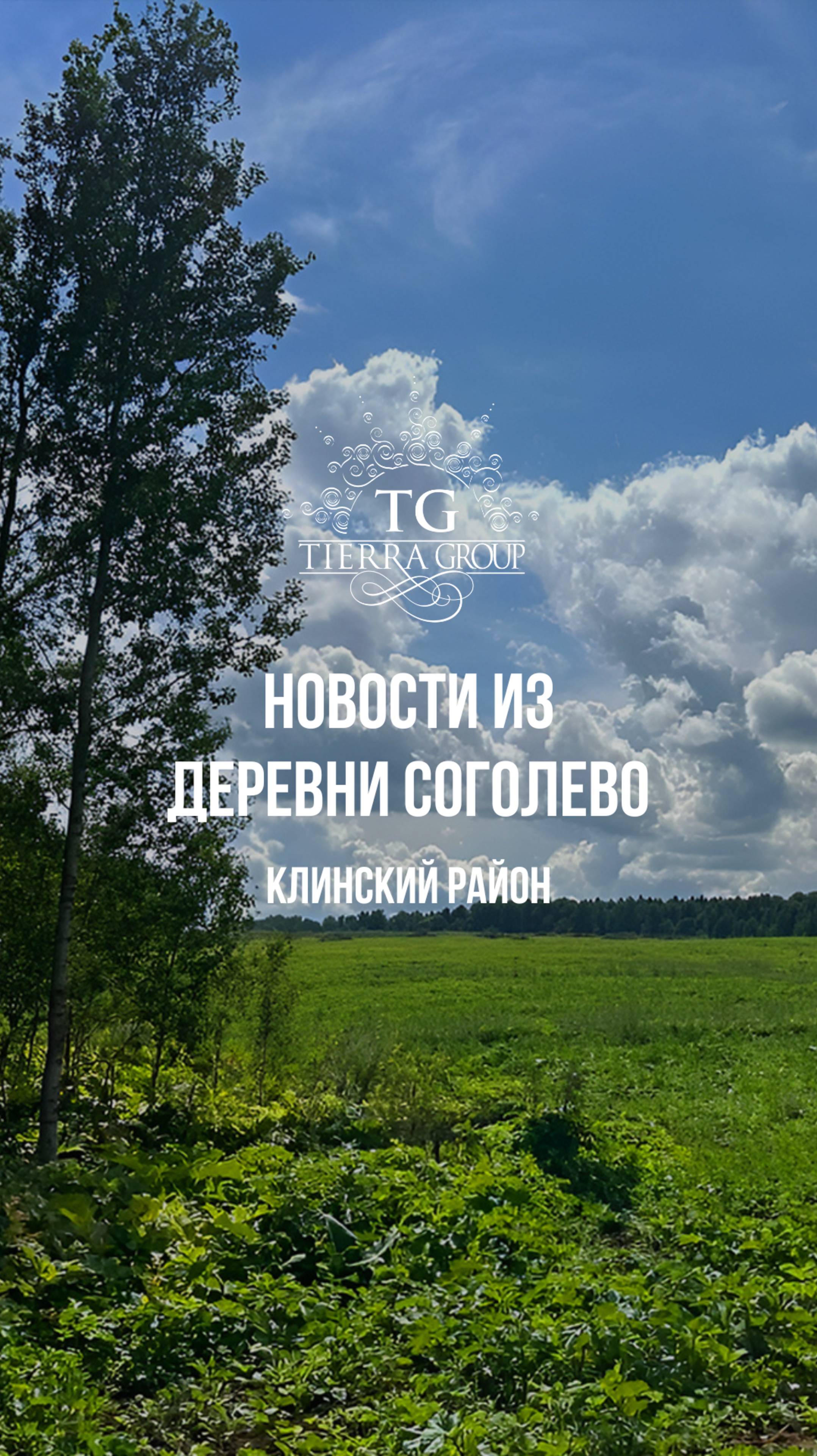 В деревне Соголево запитали электричеством ту линию, которую снимали на прошлой неделе.
