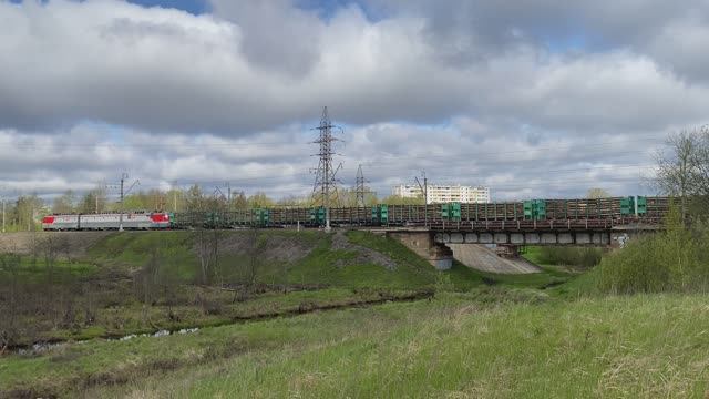 Электровоз 3ЭС4К-064, перегон Пелла - Сапёрная