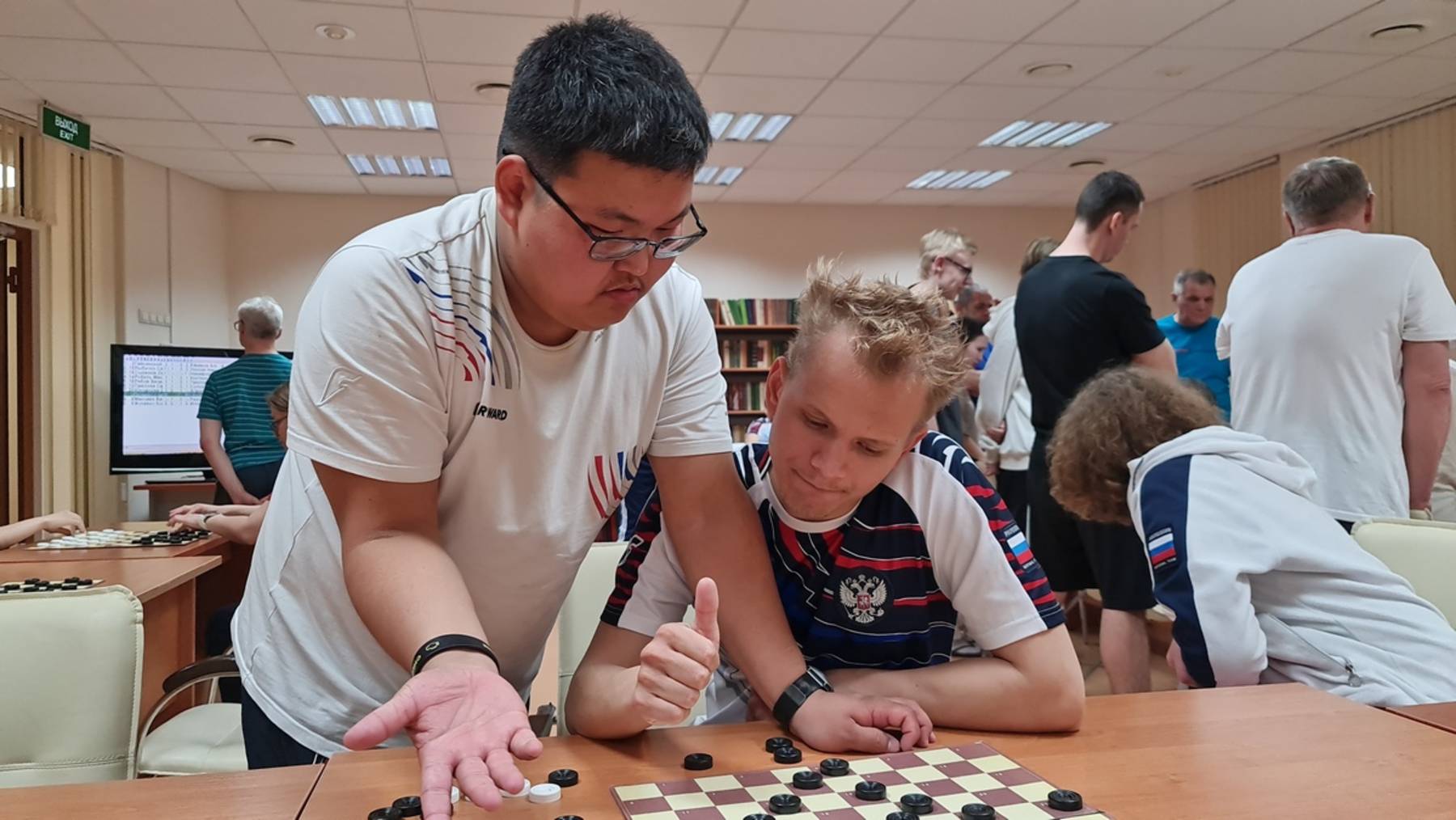 2025. Agafonikha. Draughts Deaf Russia Training. Video 2 - Exercise Machines, Simultan, Lection