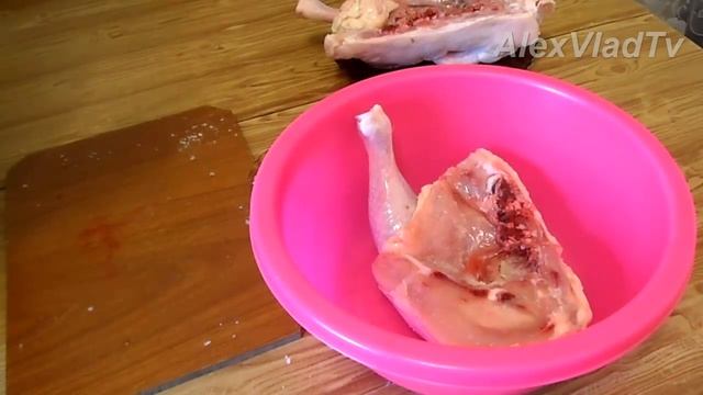 Копчение курицы горячим способом