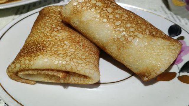 Блинчики с творогом и вяленой клюквой