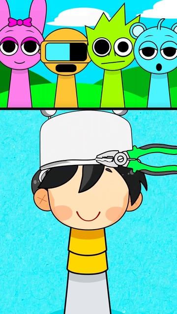 Sprunki. Cartoon. #animation #sprunki #animal #gartenofbanban #animals #rainbowfriends #games