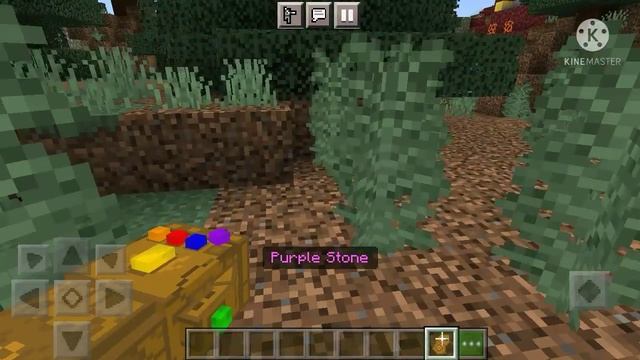мод на перчатку таноса в Minecraft PE 1.17.30