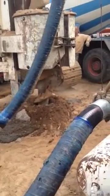 Буронабивные сваи по технологии CFA. Полый непрерывный