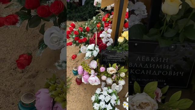 Полгода Назад умер Владимир Лёвкин … Троекуровское кладбище 17.05.2025 #владимирлевкин