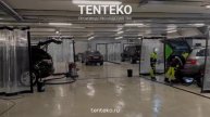 Прозрачные шторы ПВХ для автомойки и СТО | TENTEKO