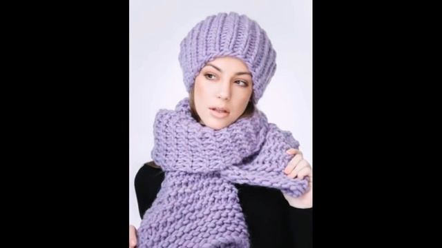 Модные / стильные Шапочки и Шарфы в 2025 году. Связанные ?