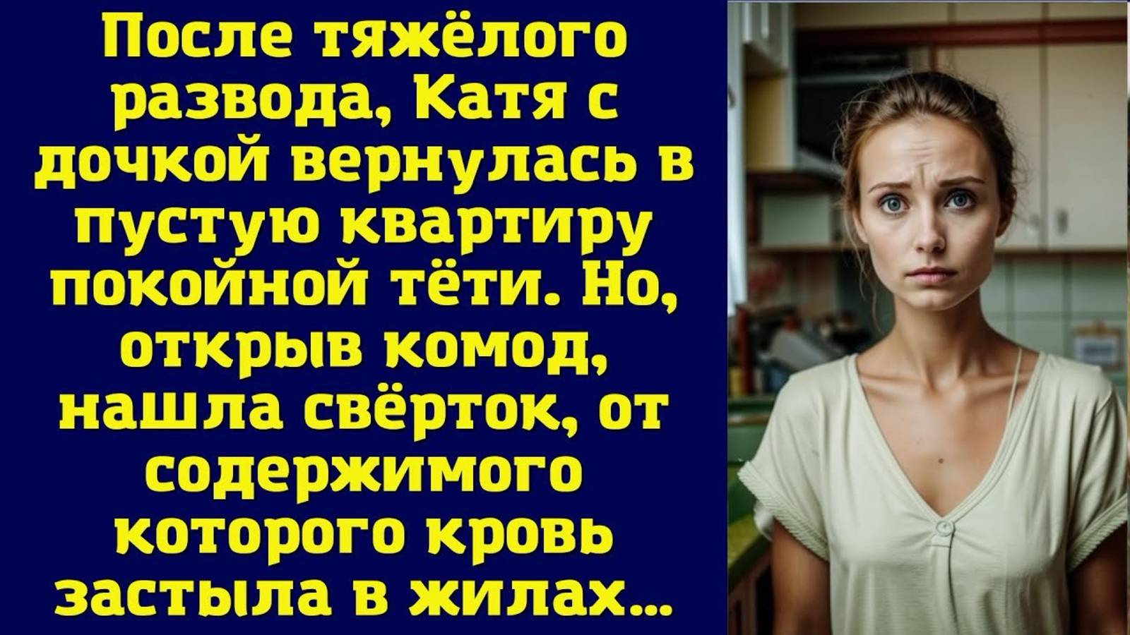 После тяжёлого развода, Катя с дочкой вернулась в пустую квартиру Жизненные Истории🎧Аудио рассказы