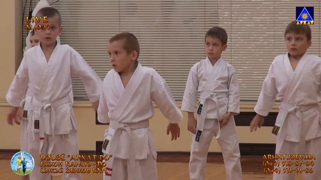 1 мл Б гр 7-8лет кихон каратэ додзё "Архат До"  02 10 2014г