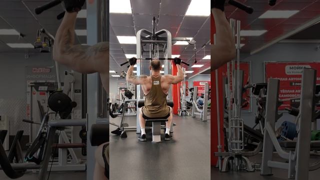 тяга-верхний блок, (Как делаю) Я💪😉👍