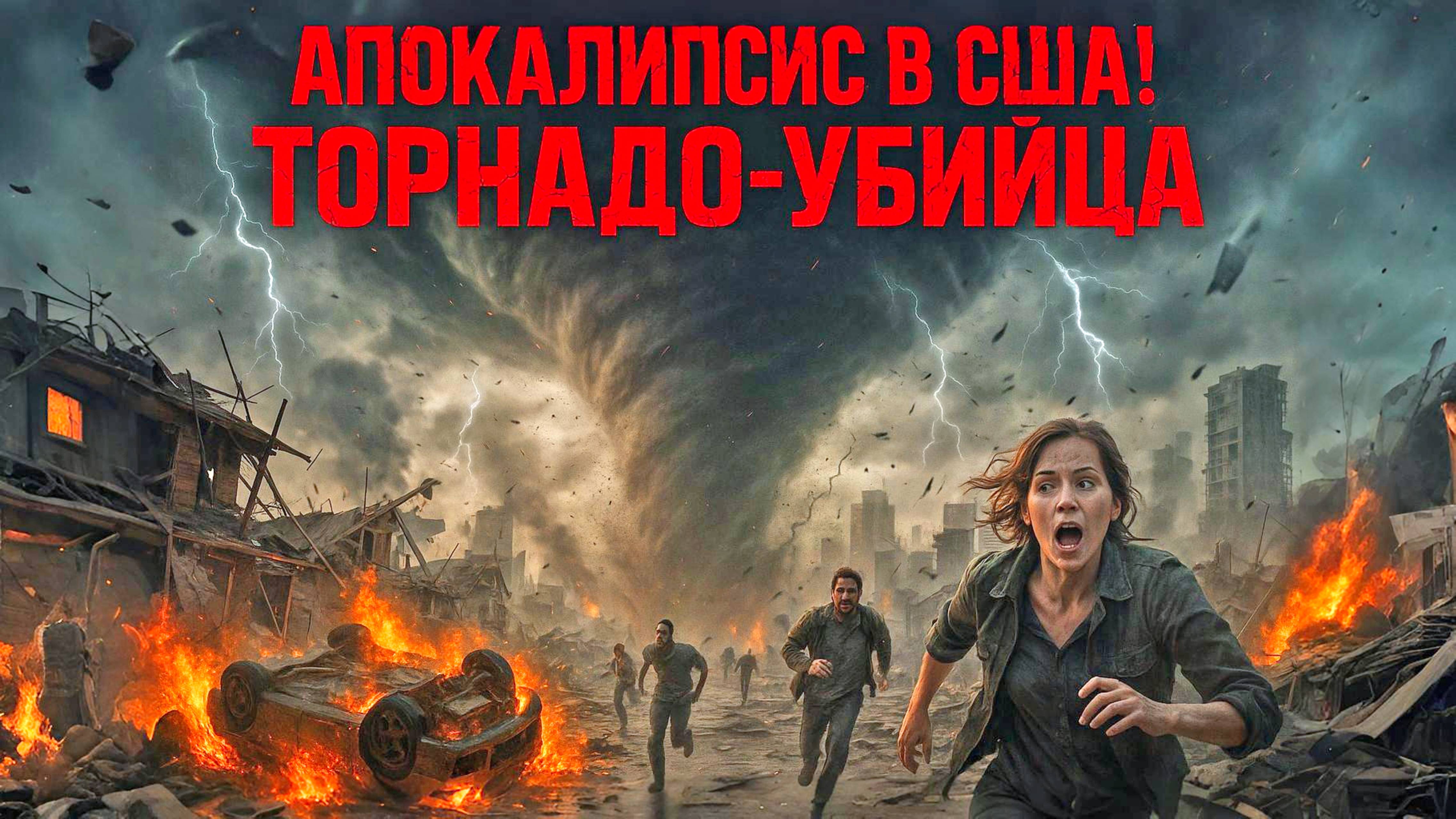 ЭТО НЕ КИНО! Настоящий КОШМАР в США – Торнадо СМЁТАЕТ ВСЁ на Своём Пути!