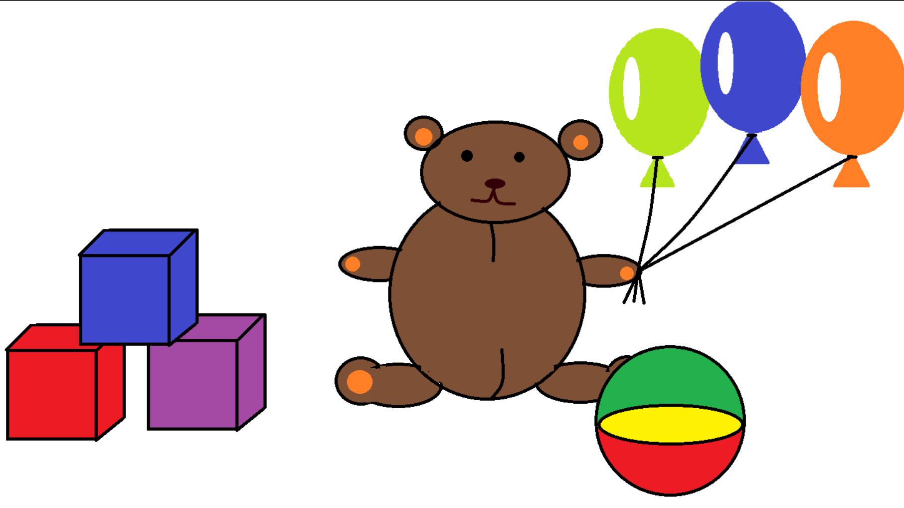 Рисуем в Paint медведя