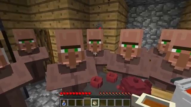 ЧТО ЖИТЕЛИ ИЩУТ ПОД МОИМ ДОМОМ В МАЙНКРАФТ Компот Minecraft
