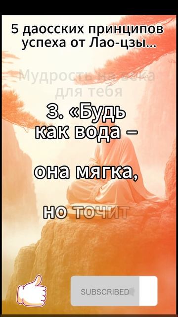 5 даосских принципов успеха от Лао-цзы