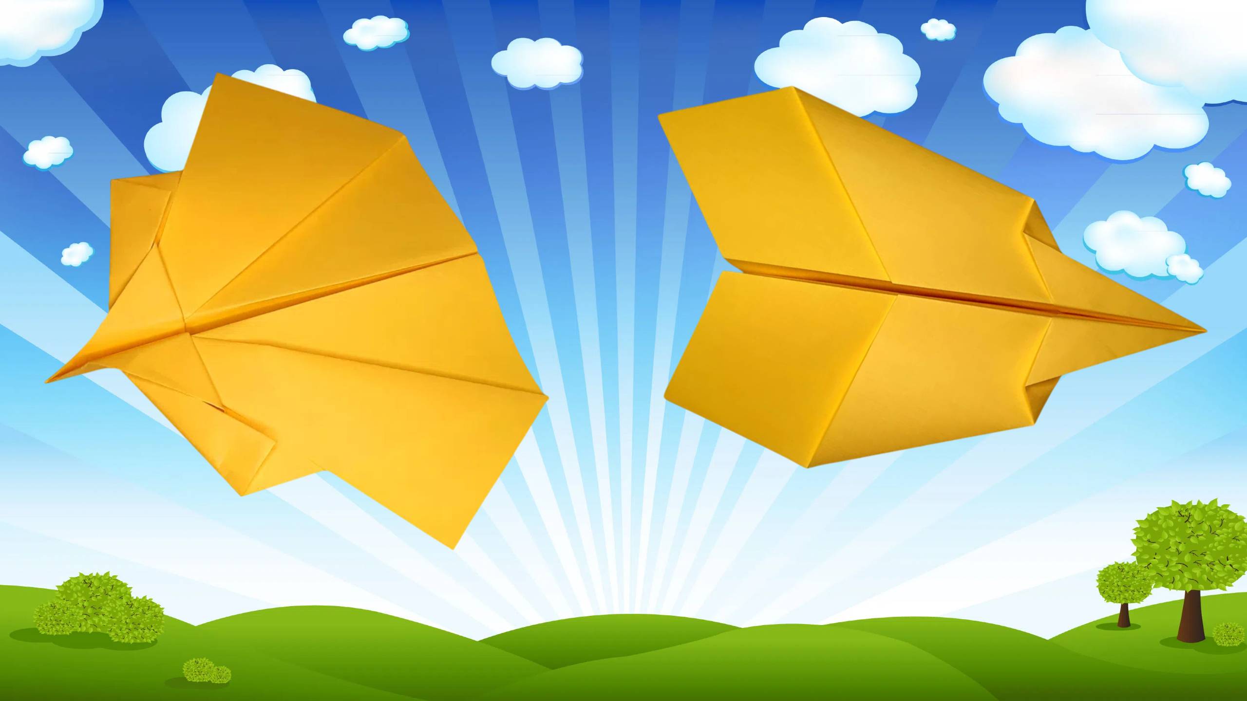 Как сложить бумажный самолетик, который далеко летает