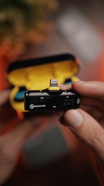 Best WIRELESS mic for the iPhone Hollyland Lark C1