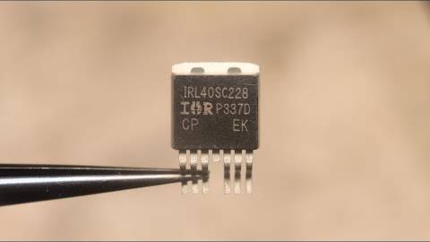 Супер мощные IRL40SC228 0,4мОм! Транзисторы из потустороннего мира