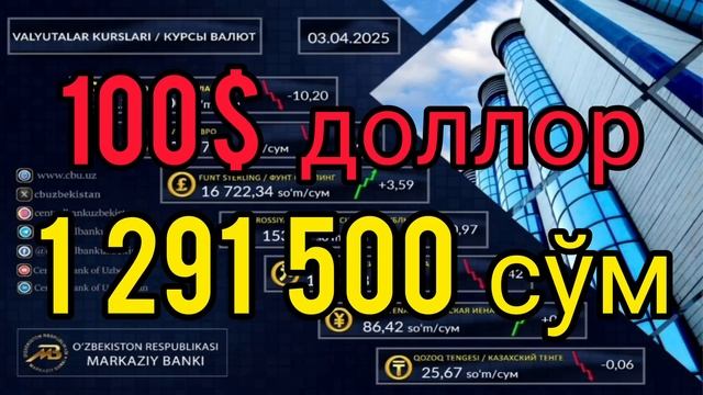 🤗 👍ХУШХАБАР РУБЛ КУРСИ ОШМОКДА // Узбекистонда долла