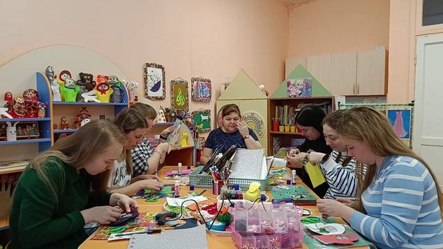 Мастер класс для родителей Новогодняя открытка Диндарова Р.Р.