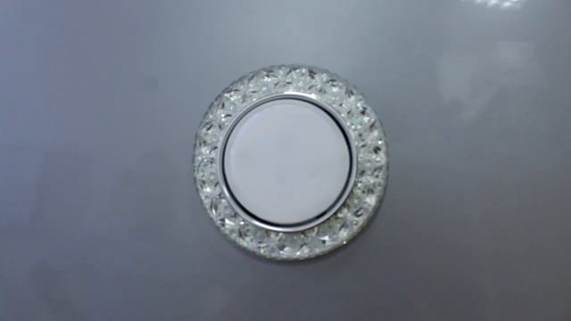 Светильник для натяжного потолка с LED подсветкой Ecola H4 Бабочки (прозрачный/хром)