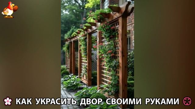 Как украсить двор дома фото идеи (525) 🏡 для дачи и сада своими руками 🌷🪻🌺💮