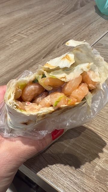Шаурма с креветками 👍 за 650 ₽ублей