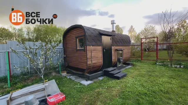 ЧЕСТНЫЙ ОТЗЫВ. Установили Баню Квадро 4 на 2,1 м в Кольчугинском районе.