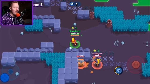 Поззи ВЫПАЛА МАКС ЗА 1 МИНУТУ В BRAWL STARS 🔥