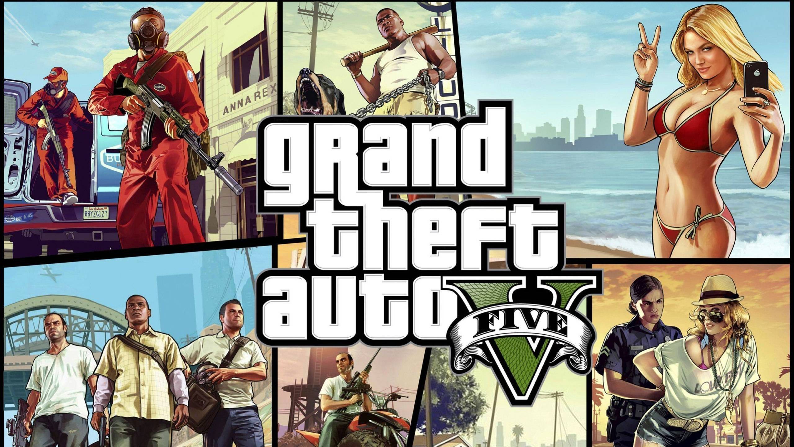 Майкл, Франклин и Тревор. Великолепная Grand Theft Auto 5! Новая работа на ФРБ!