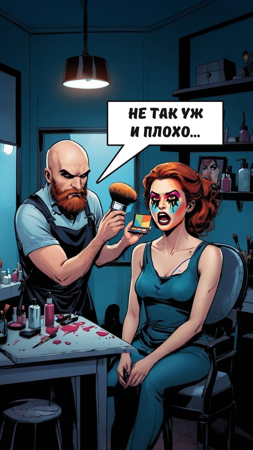 ТЫ ЖЕ МЕНЯ НАКРАСИШЬ?...