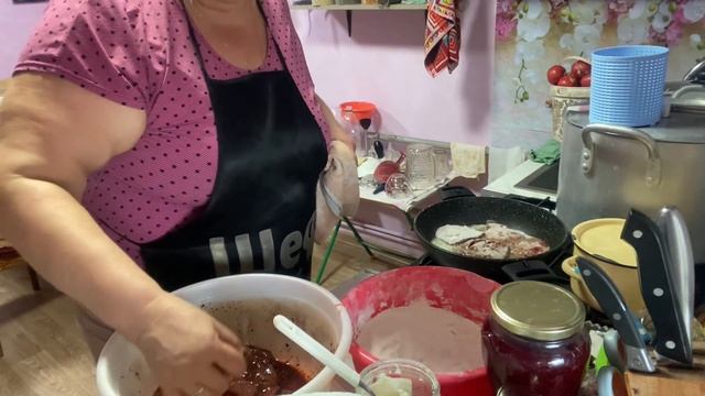Печень на овощной подушке 👍🥰