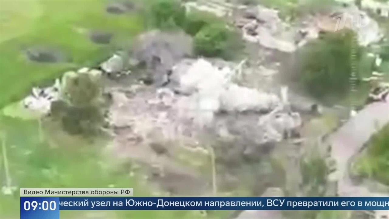 Появились новые кадры боев за село Богатырь в ДНР