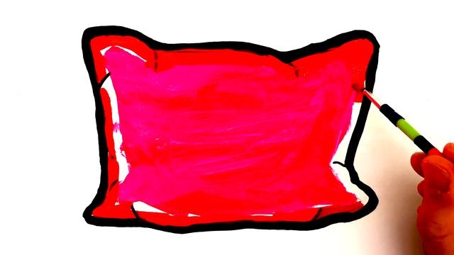 Bolalar uchun yostiq rasm chizish/Drawing a pillow for children/Рисование подушка ?