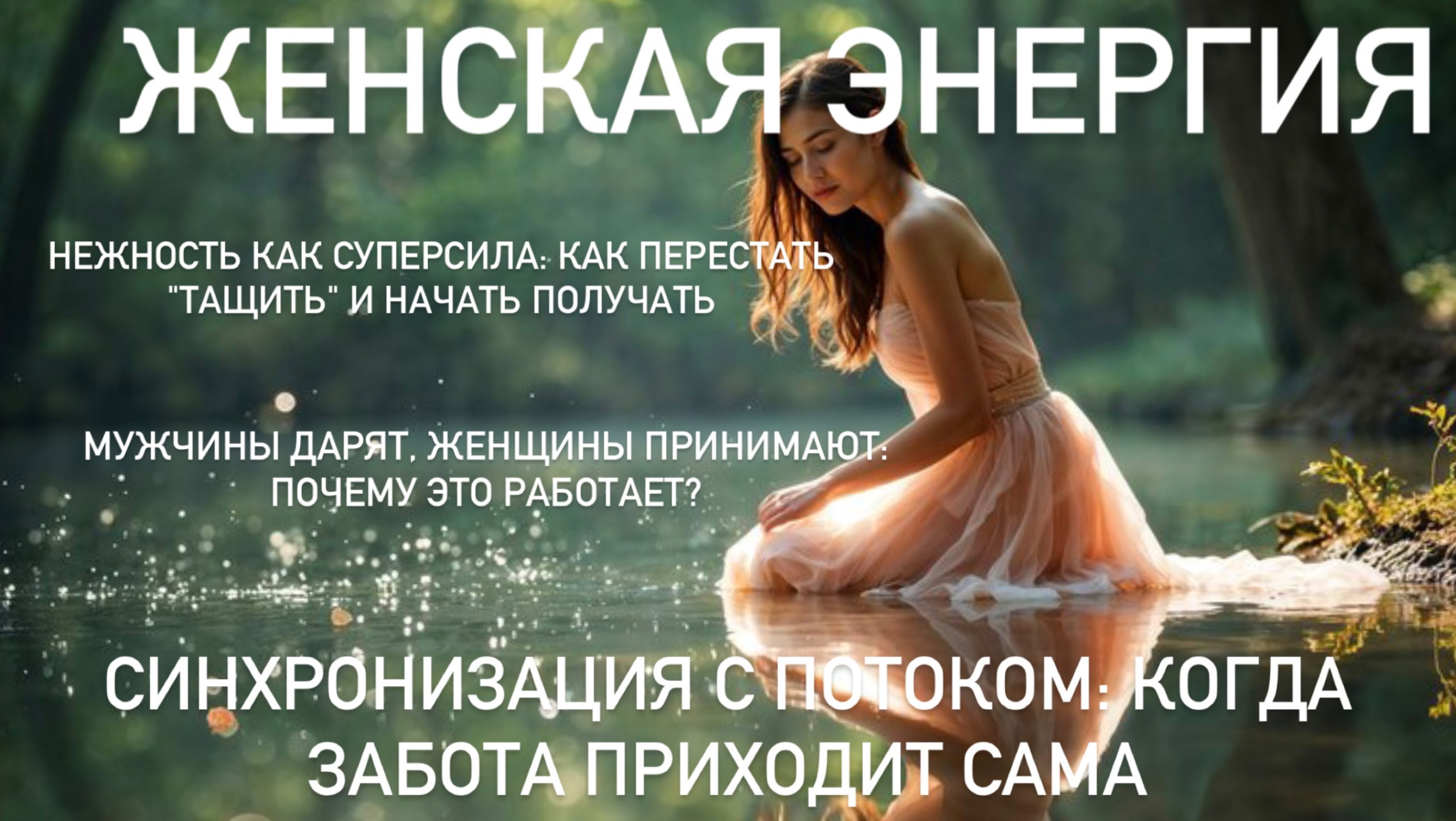 Как стать той, кому всё дарят просто так? Женская Медитация Сила Женственности: Легкость и Принятие