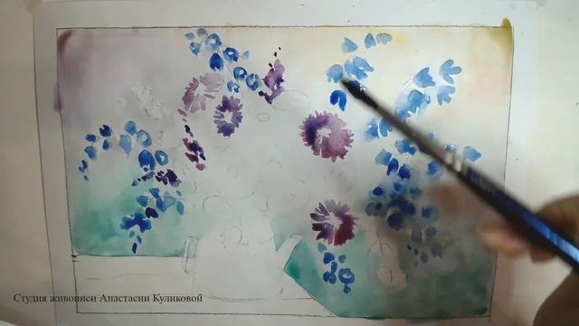 Мастер-класс "Букет полевых цветов". Аквапель