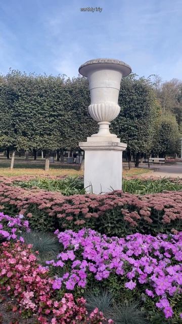 Как же эстетично #земнойирий #архангельское #скульптуры #сады #фонтан #путешествие