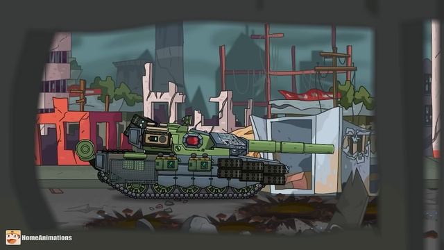 HomeAnimations – Мультики про танки  Опасное путешествие в сердце города-призрака