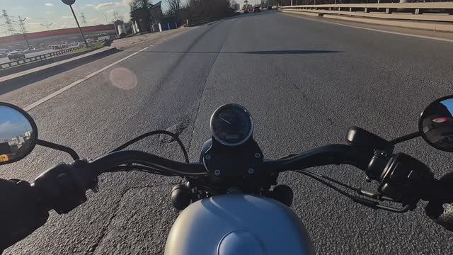 Harley Davidson Sportster XL1200N Выезд из сервиса MotoBox26