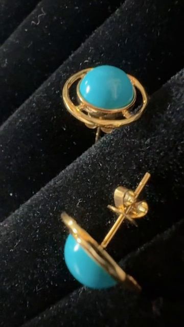 250516-13 Sleeping Beauty Turquoise in 14K Gold: Mastering Low - Key Luxury