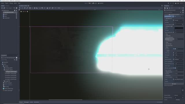 Godot 4 Глобальное окружение (World Environment)